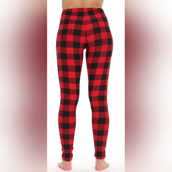 Leggings women's Size M in Black/Red. NEW! - Picture 3 of 3
